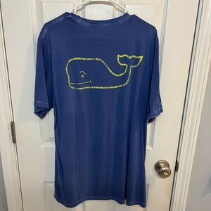 Vineyard Vines Navy Cotton Tee. Size L